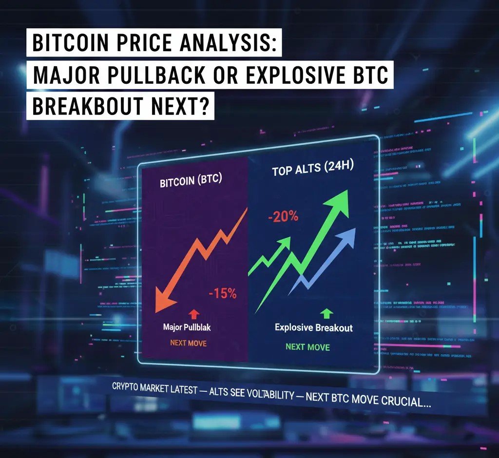 Bitcoin Price Analysis: Major Pullback or Explosive BTC Breakout Next?